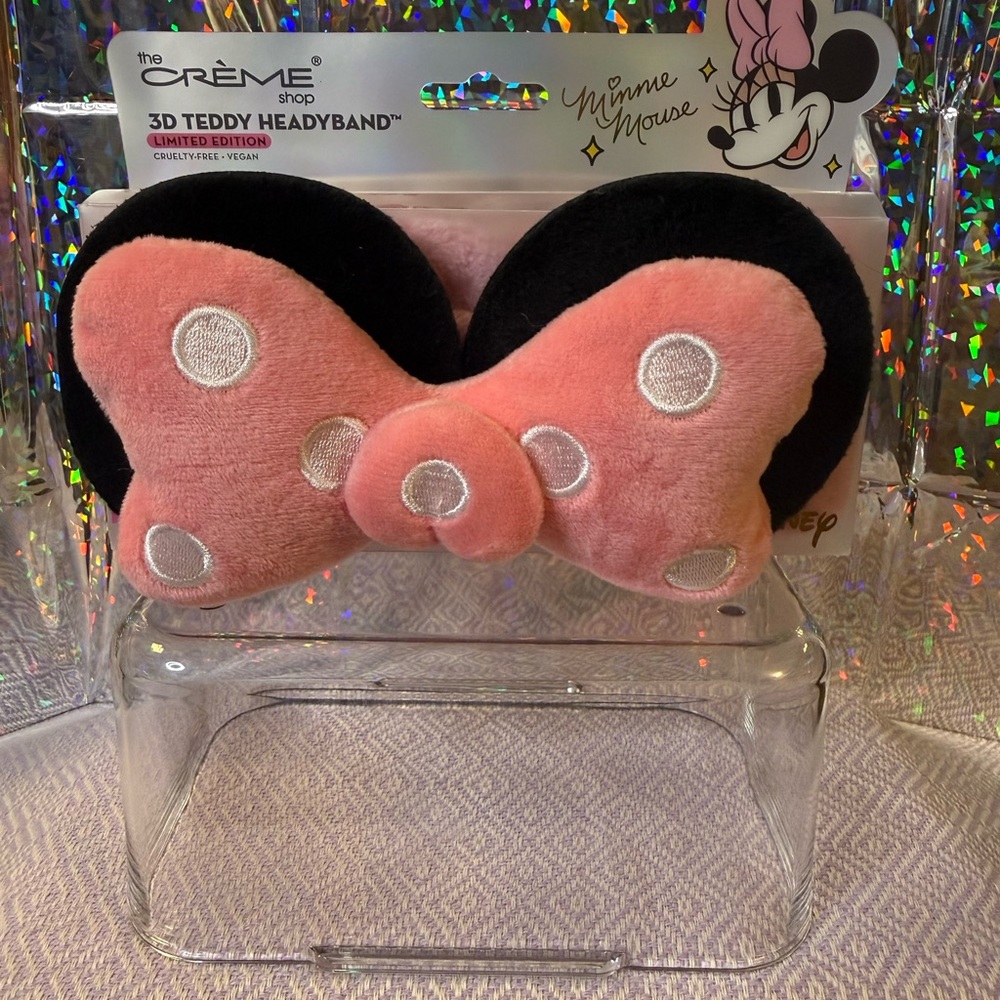 FOR PREPPYJENNY. BUNDLE.     Disney Minnie Mouse Pink and Black Plush Headband